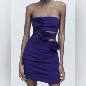 Zara Purple Mini Dress